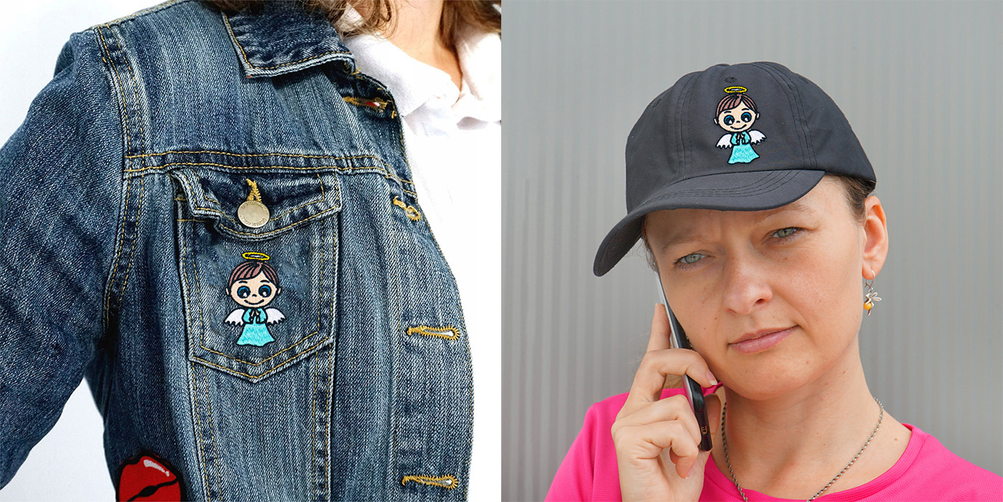 Naszywka naprasowanka aniołek aniela